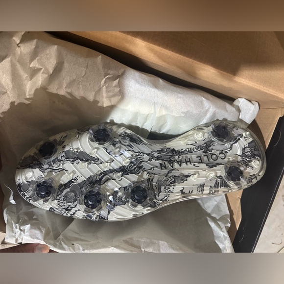 🎉LAST PIECE🎉COLE HAAN Men's Leather Waterproof ØriginalGrand Tour Golf Shoe - Picture 4 of 12